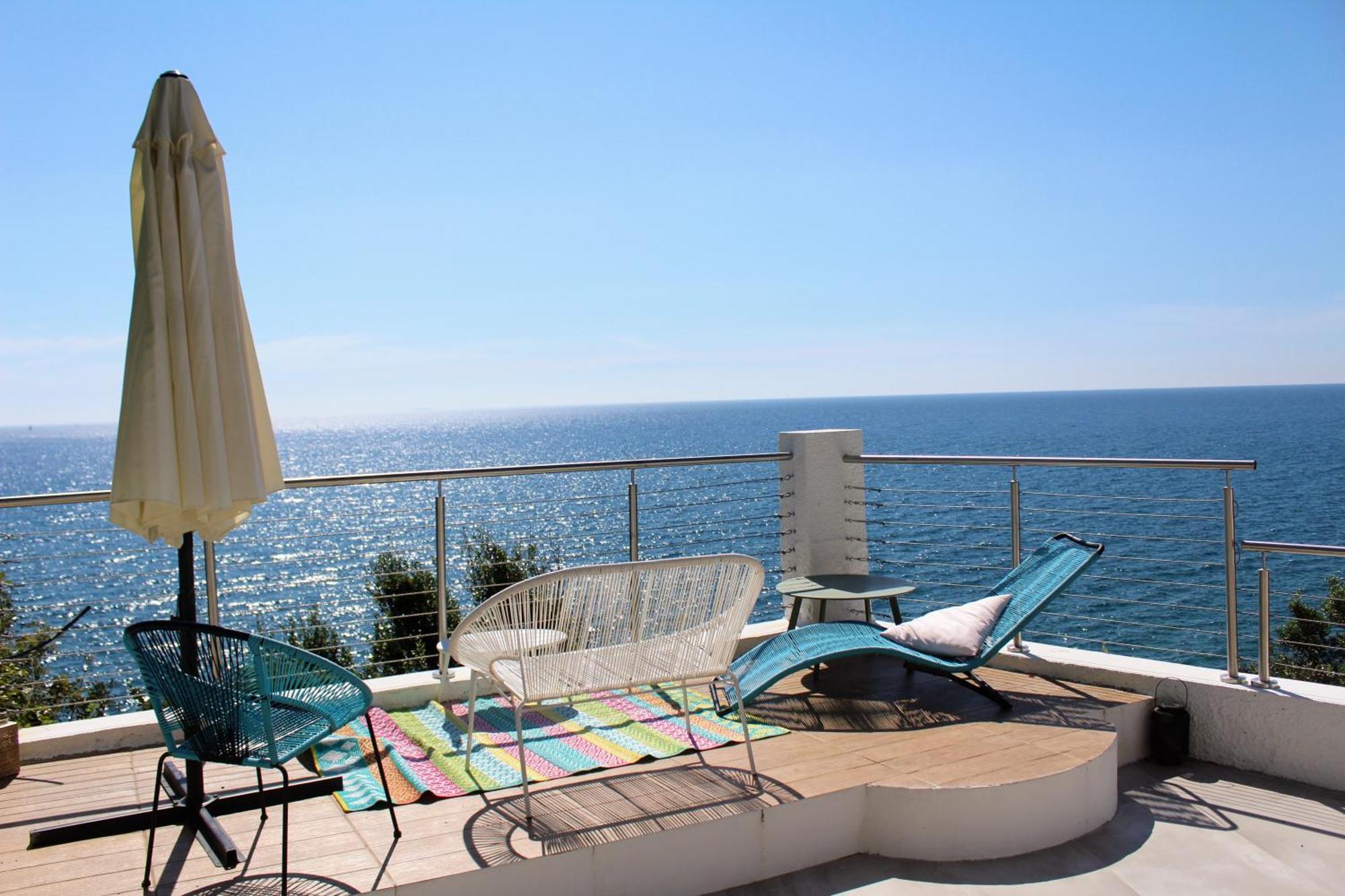 Conca Verde C21- Beach Front Little Villas Pool, Private Jacuzzi Sea View Andora Екстер'єр фото